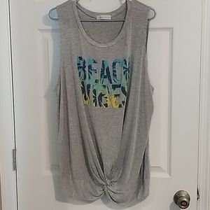 Sleeveless t-shirt